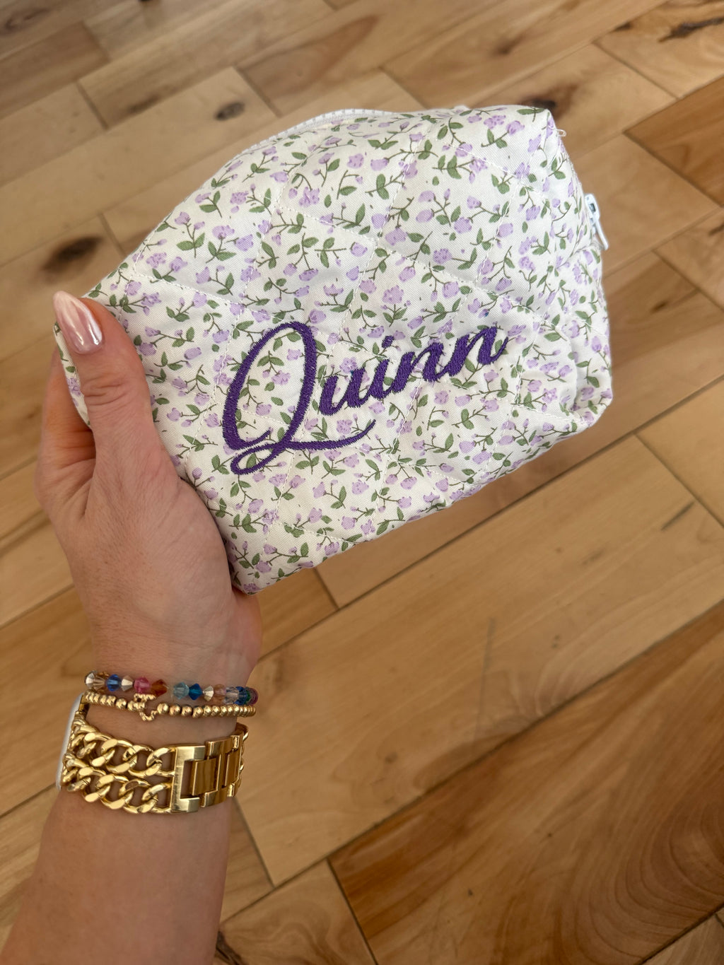 Personalized Floral Mini Bag
