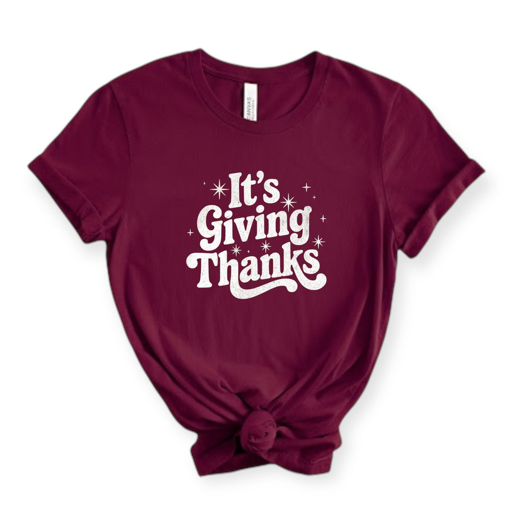 It’s Giving Thanks! (Maroon)