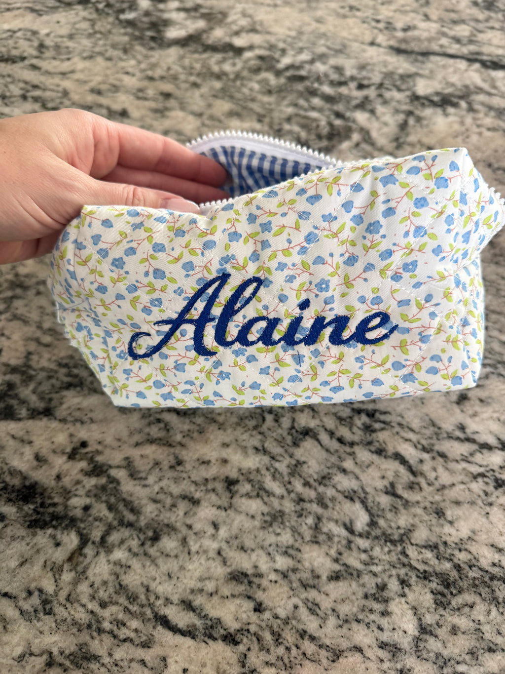 Personalized Floral Mini Bag