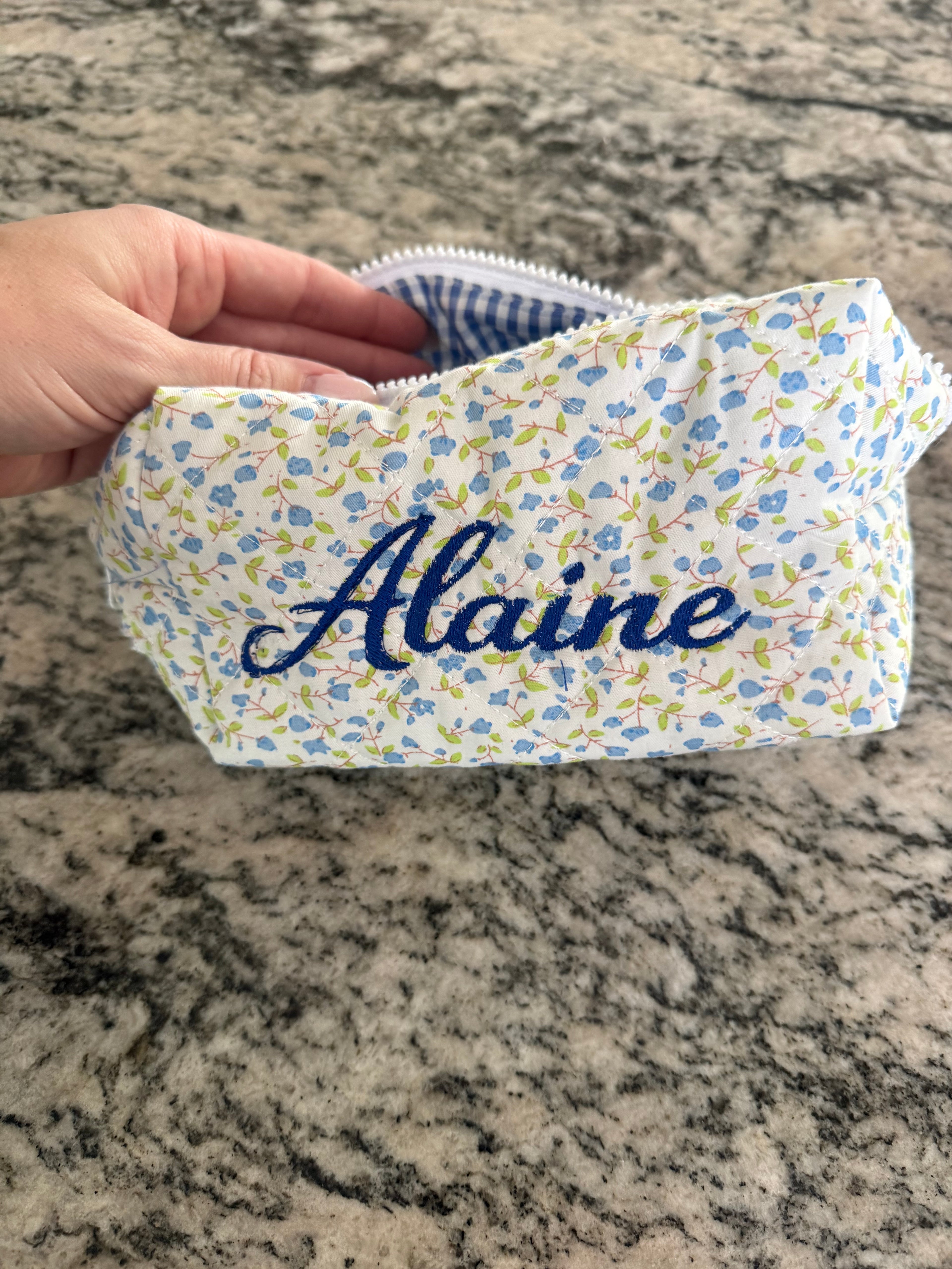 Personalized Floral Mini Bag