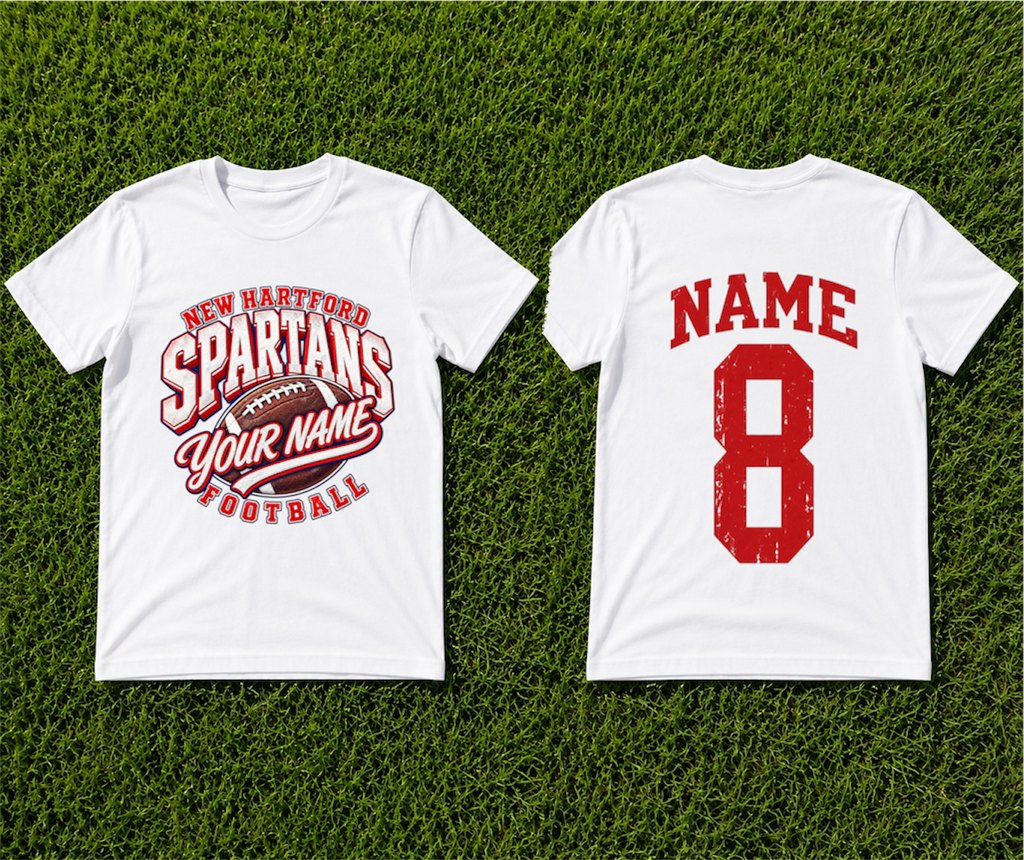 Football Custom Name Spartans