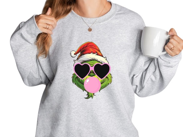 Grinch Bubblegum Gray