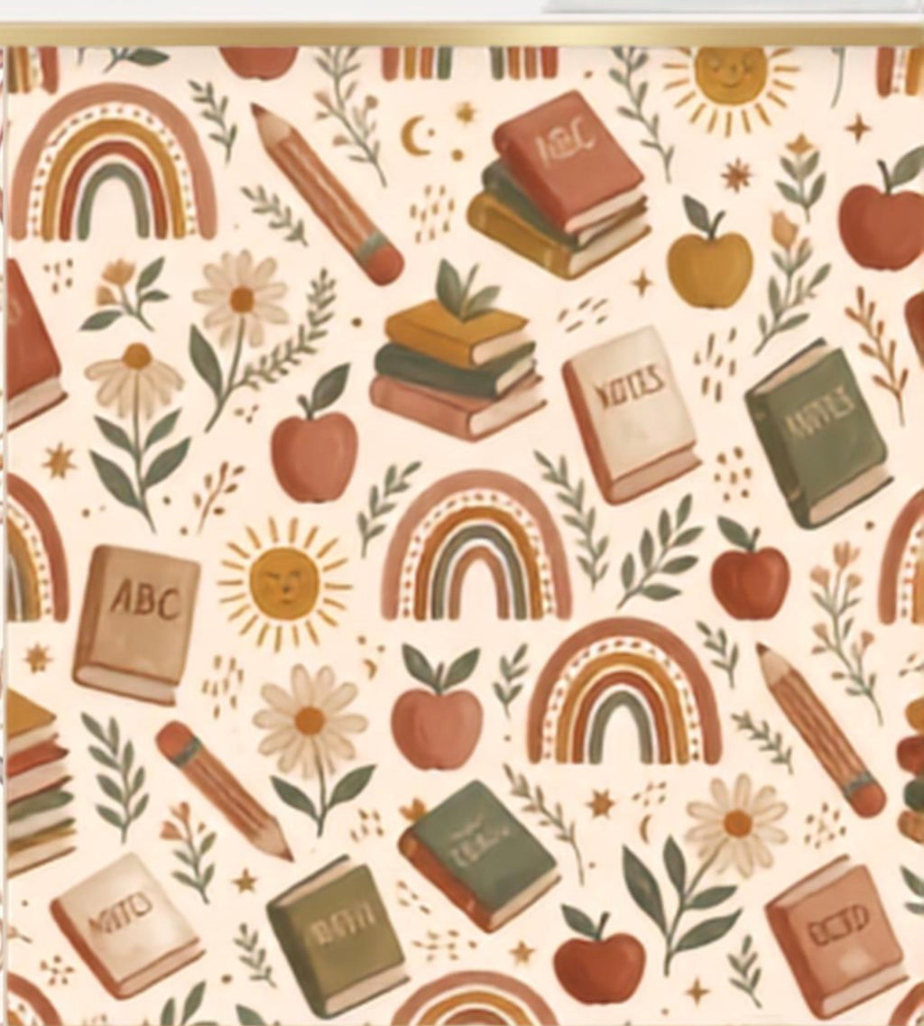 ID Badge Holder Coffee & Books