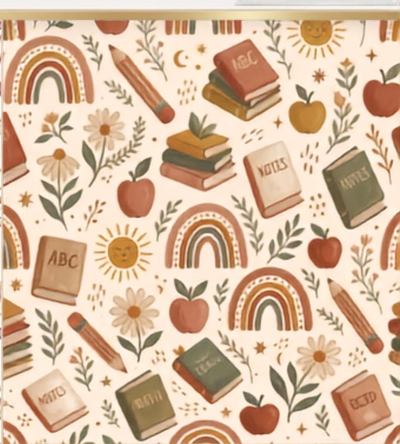 ID Badge Holder Coffee & Books