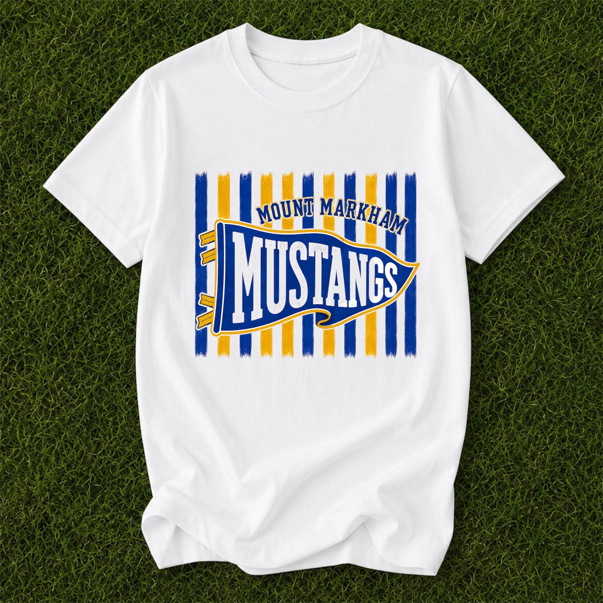Mount Markham Mustangs Striped