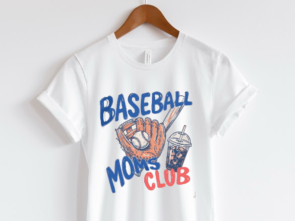 Baseball Mom Oversized Tee