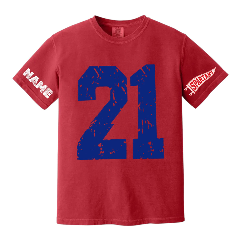 Varsity Numbers Tee