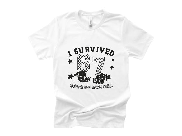 67 Days of School Hands