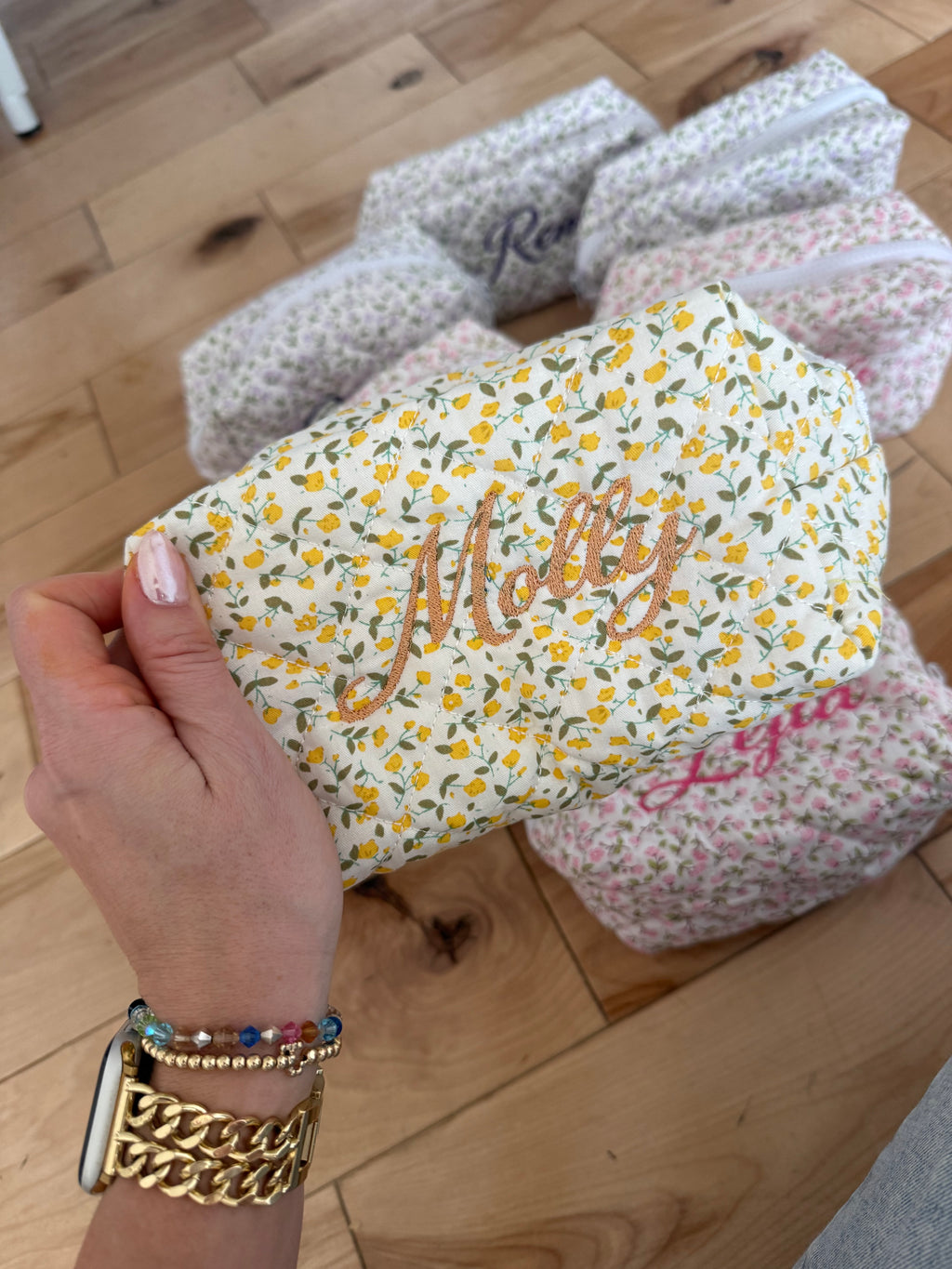 Personalized Floral Mini Bag