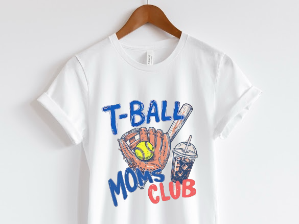 T-Ball Mom Oversized Tee