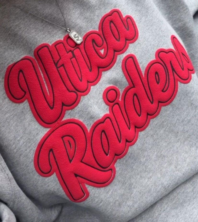 Utica Raiders Outline Puff
