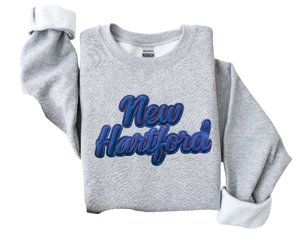 New Hartford Outline Puff BLUE