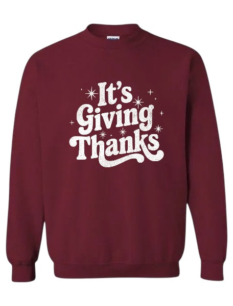 It’s Giving Thanks! (Maroon)
