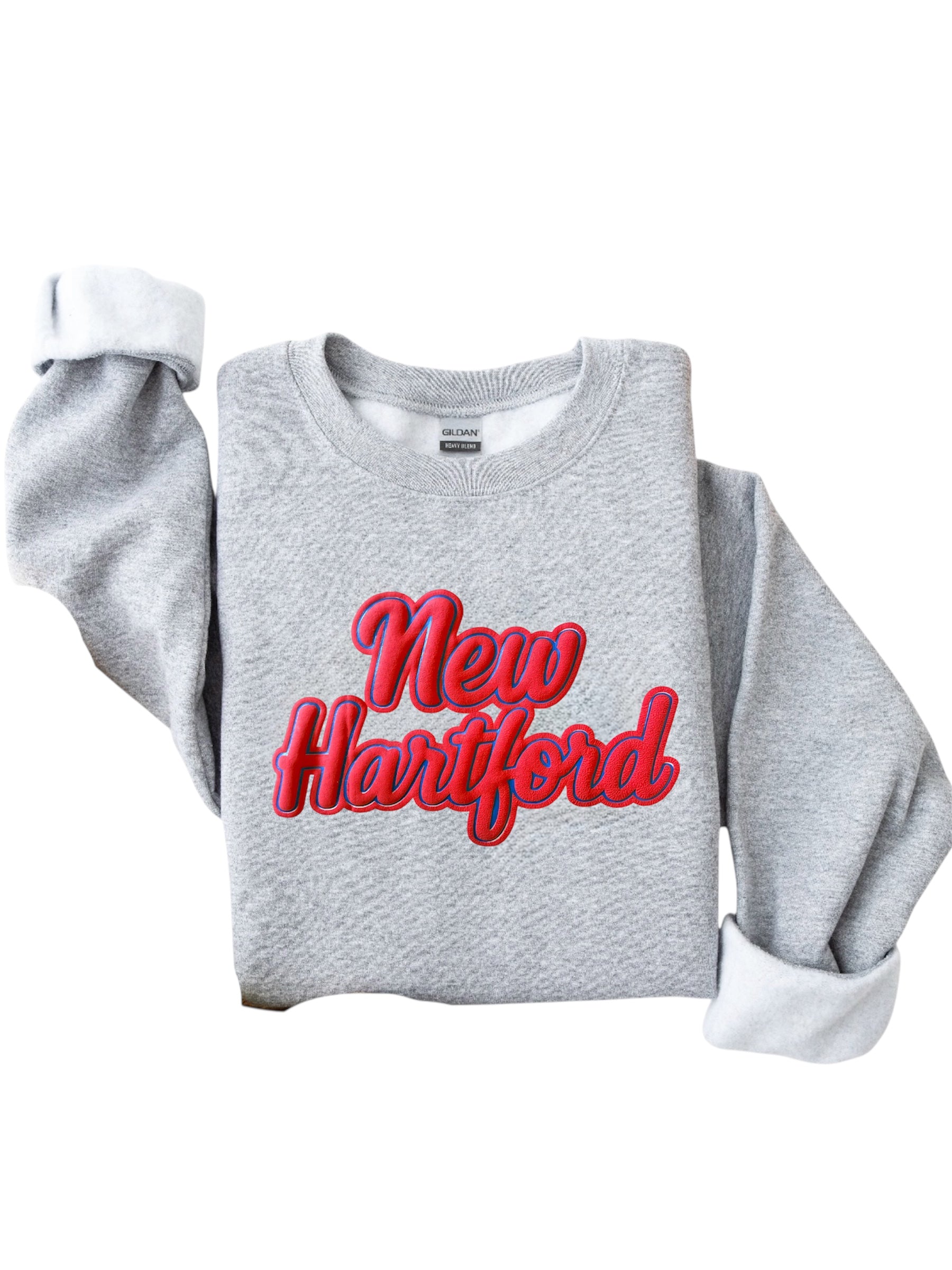 New Hartford Outline Puff RED