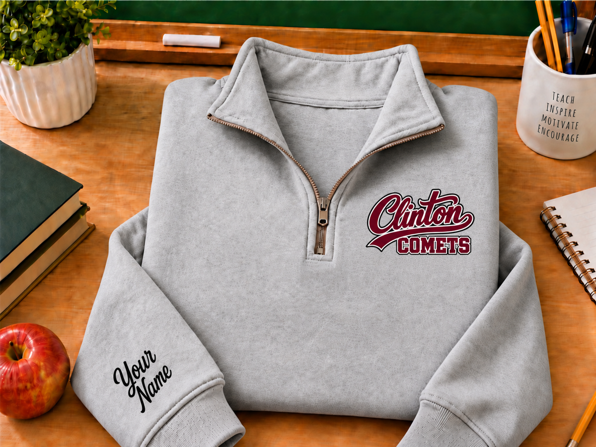 1/4 Zip Sweater Clinton custom