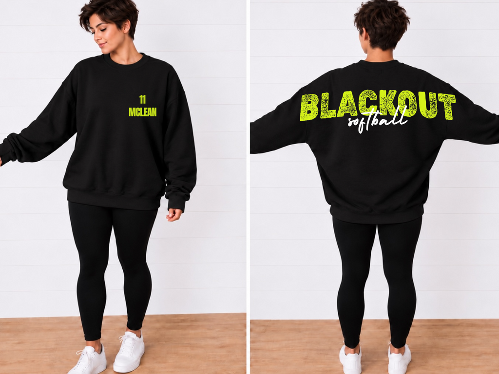 Big Back Blackout Softball