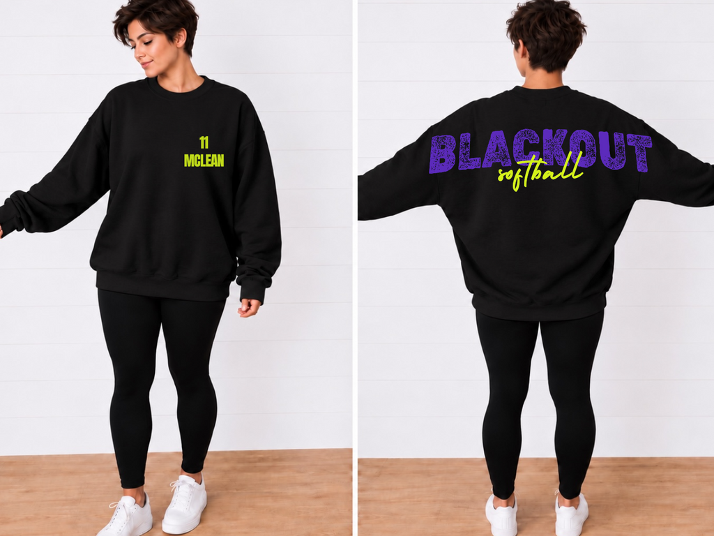 Big Back Blackout Softball