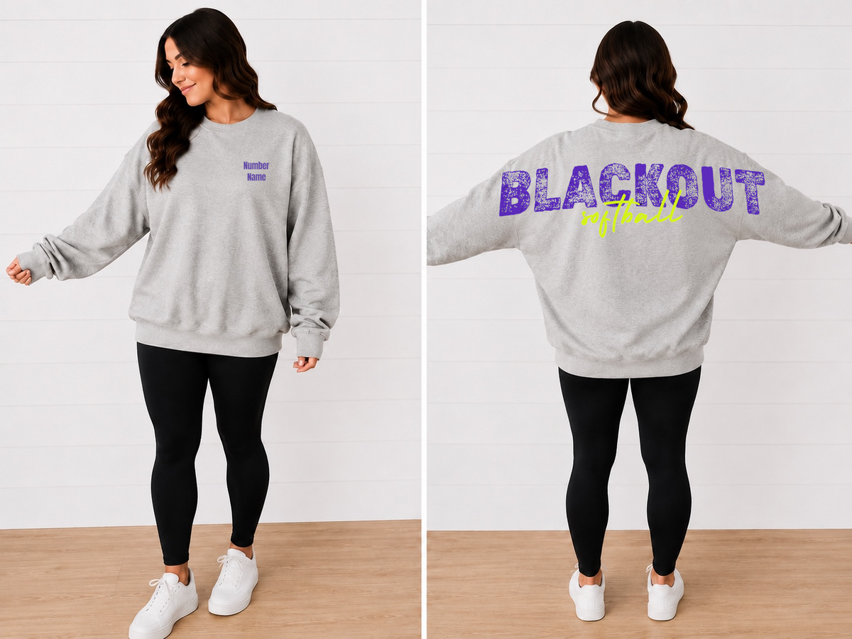 Big Back Blackout Softball
